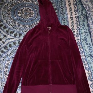 CLASSIC VELVET JUICY COUTURE HOODIE